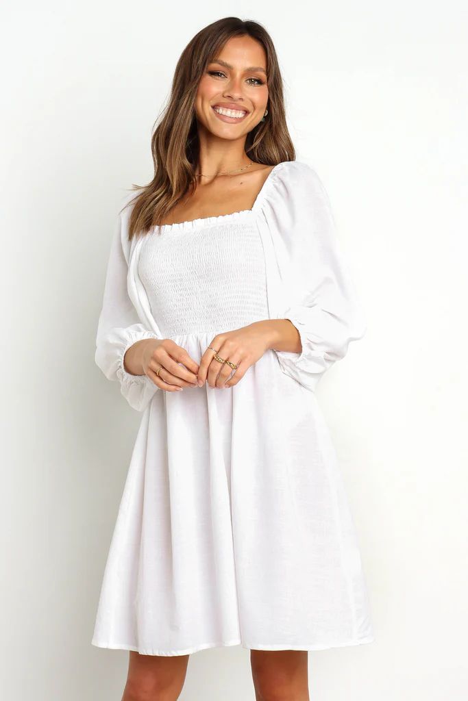 Monago Dress - White | Petal & Pup (US)