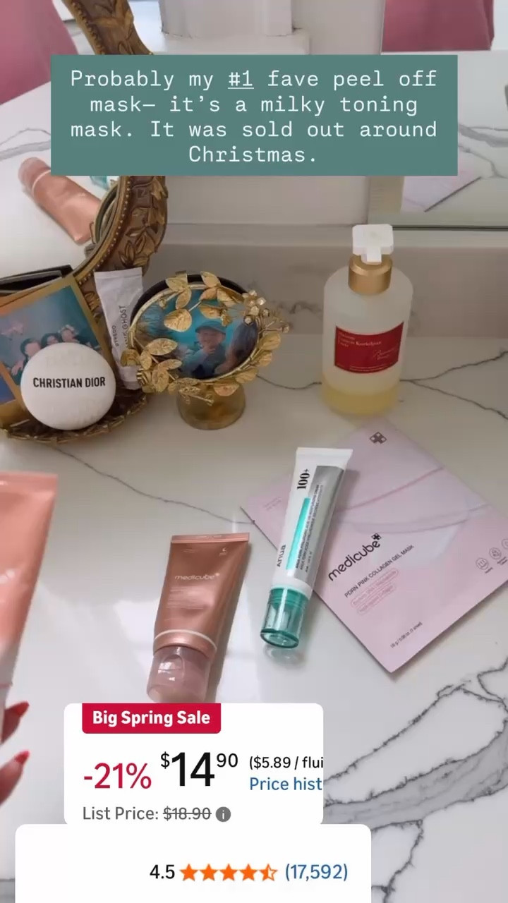 My favorite skincare product overall is this Medicube daytime collagen milk toning wrapping mask!

Amazon, Amazon finds, Prime, Sale Alert, Medicube, Korean Skincare, Amazon skincare, Medicube Mask, Emily Ann Gemma

#LTKSaleAlert #LTKBeauty #LTKstorytime