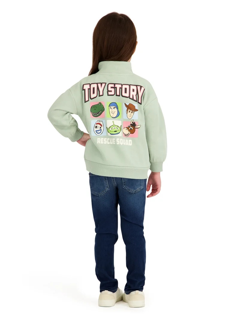 Toy Story Toddler Girl Quarter Snap Pullover, Sizes 12 Months-5T | Walmart (US)