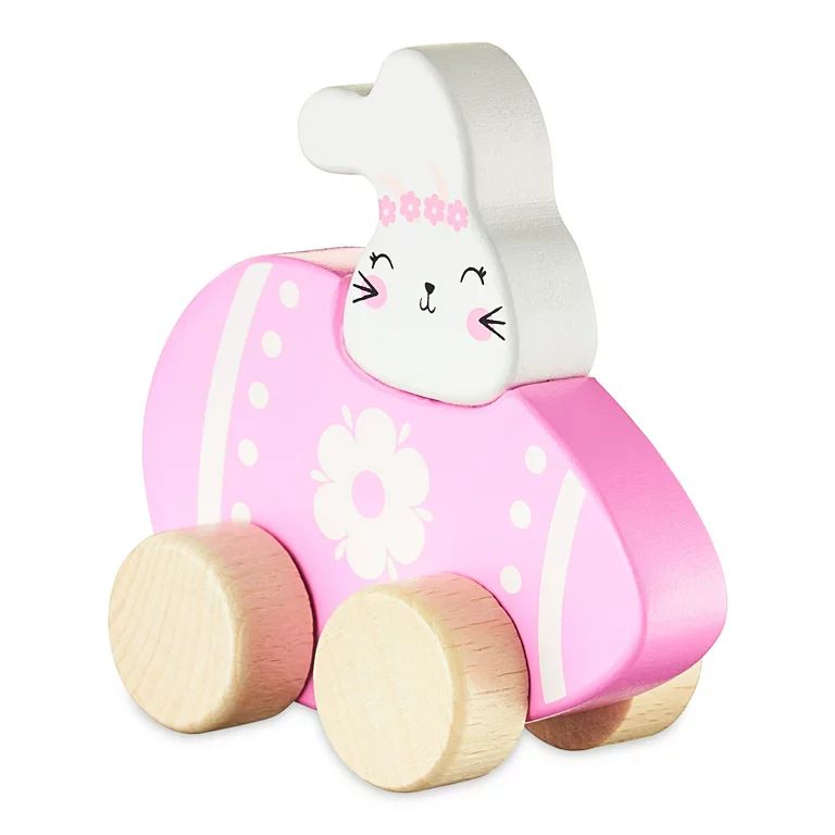 Way To Celebrate Easter Wooden Bunny Car Toy | Walmart (US)