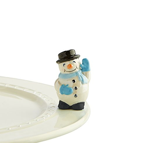 Nora Fleming Frosty Pal (Snowman) - Hand-Painted Ceramic Christmas Decor - Winter Minis for The Home and Office | Amazon (US)
