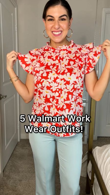 Walmart Work Wear ❤️ Wearing XS in all except size 2 in the dress pants. The baby blue dress pants do run a size small so size up. They may come back in stock. For petite babes, wear a wedge or heeled shoe. The beige pants I got a size 2 and they are true to size. 

Walmart Fashion | Teacher Outfits 


#LTKVideo #LTKworkwear #LTKfindsunder50