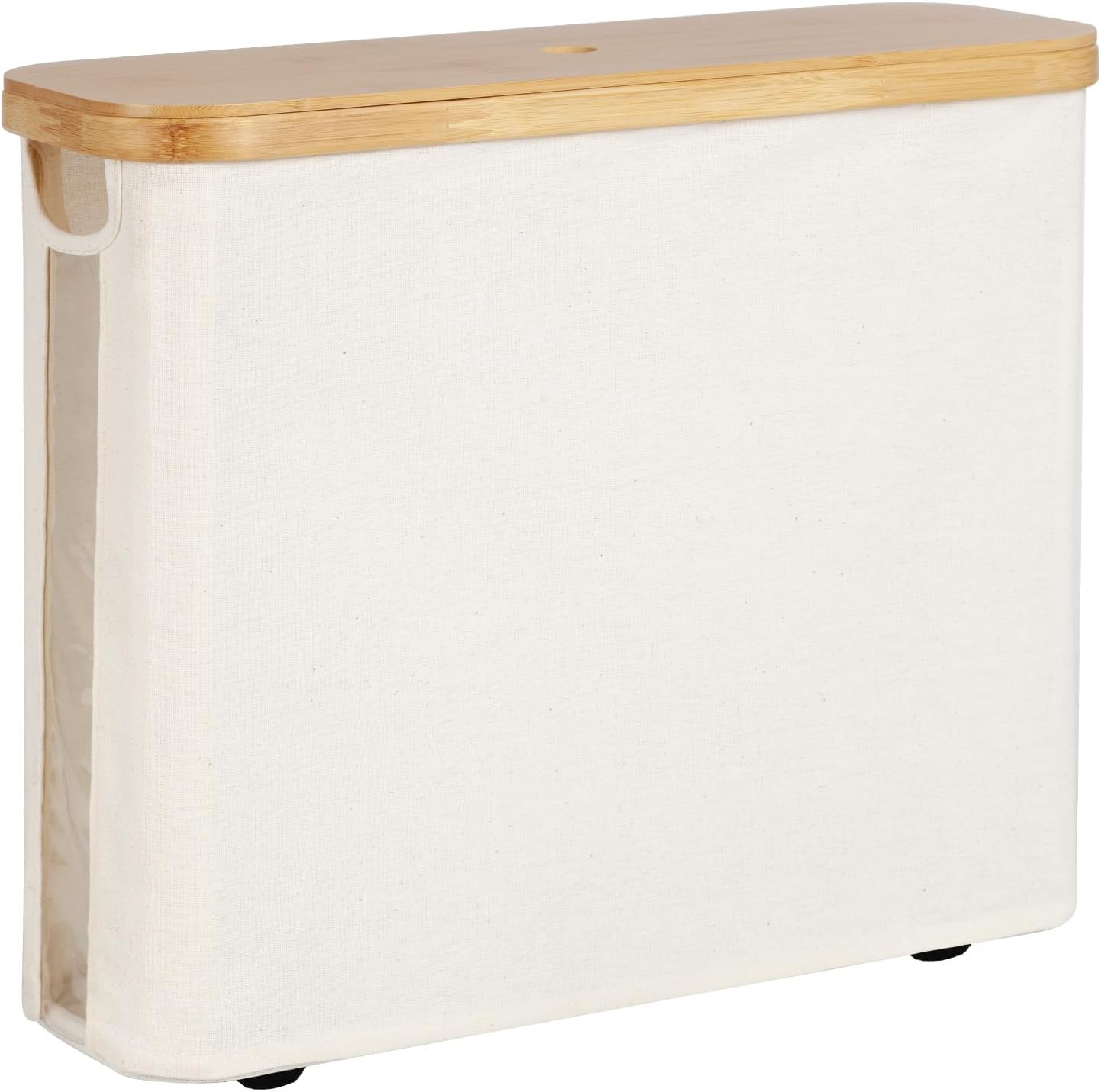 StorageWorks Toilet Paper Storage with Bamboo Lid, Toilet Paper Holder Basket for Up to 9 Mega or... | Amazon (US)