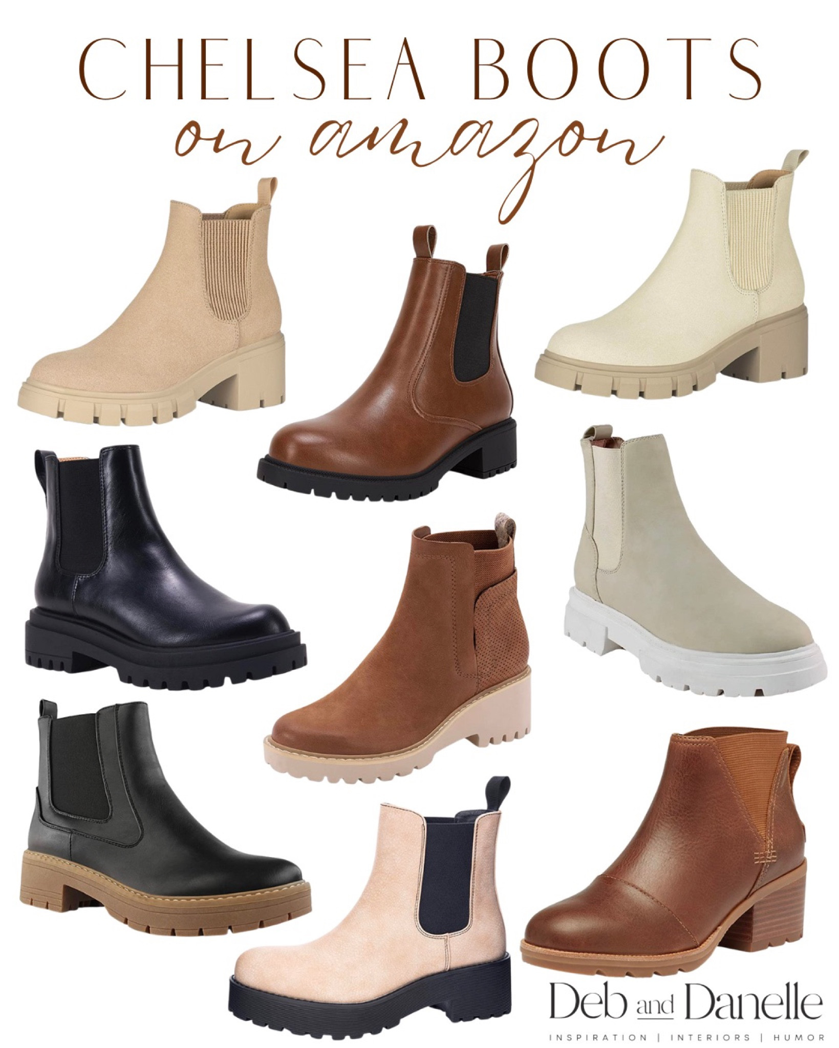 Chelsea boots on Amazon

Fall boots, Chelsea boots, booties, fall shoes, boots, women’s boots, women’s fall boots, women’s fall shoes, women’s shoes, Deb and Danelle 

#LTKshoecrush #LTKsalealert #LTKSeasonal