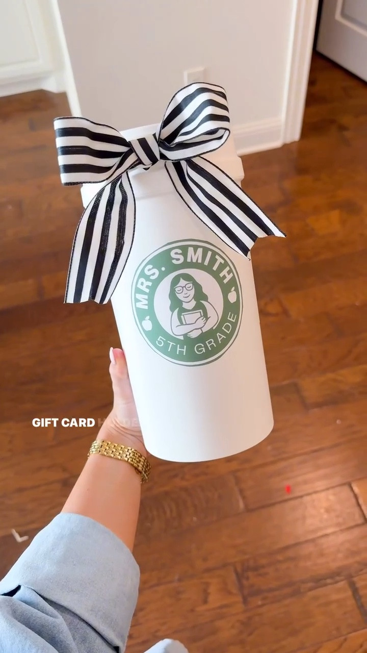 @whimsicallywonderful you’re a genius !!

The second I saw this Easter coffee cup gift idea I knew it would make the perfect teacher appreciation gift 

Just grab one of the wipe dispensers currently in the Target dollar spot and then add a Starbucks-esque decal 

I made the decal on canva but I’ll link a few premade Etsy options in my LTK

The decal I just got printed as an adhesive poster at Walgreens! 

*Save for a cute teacher appreciation gift idea 
•
•
•
#targetfinds #teacherappreciationday #teachergift #teachergiftideas #giftcardholder #diy #coffeelover #howto #teachergifts #uniquegift