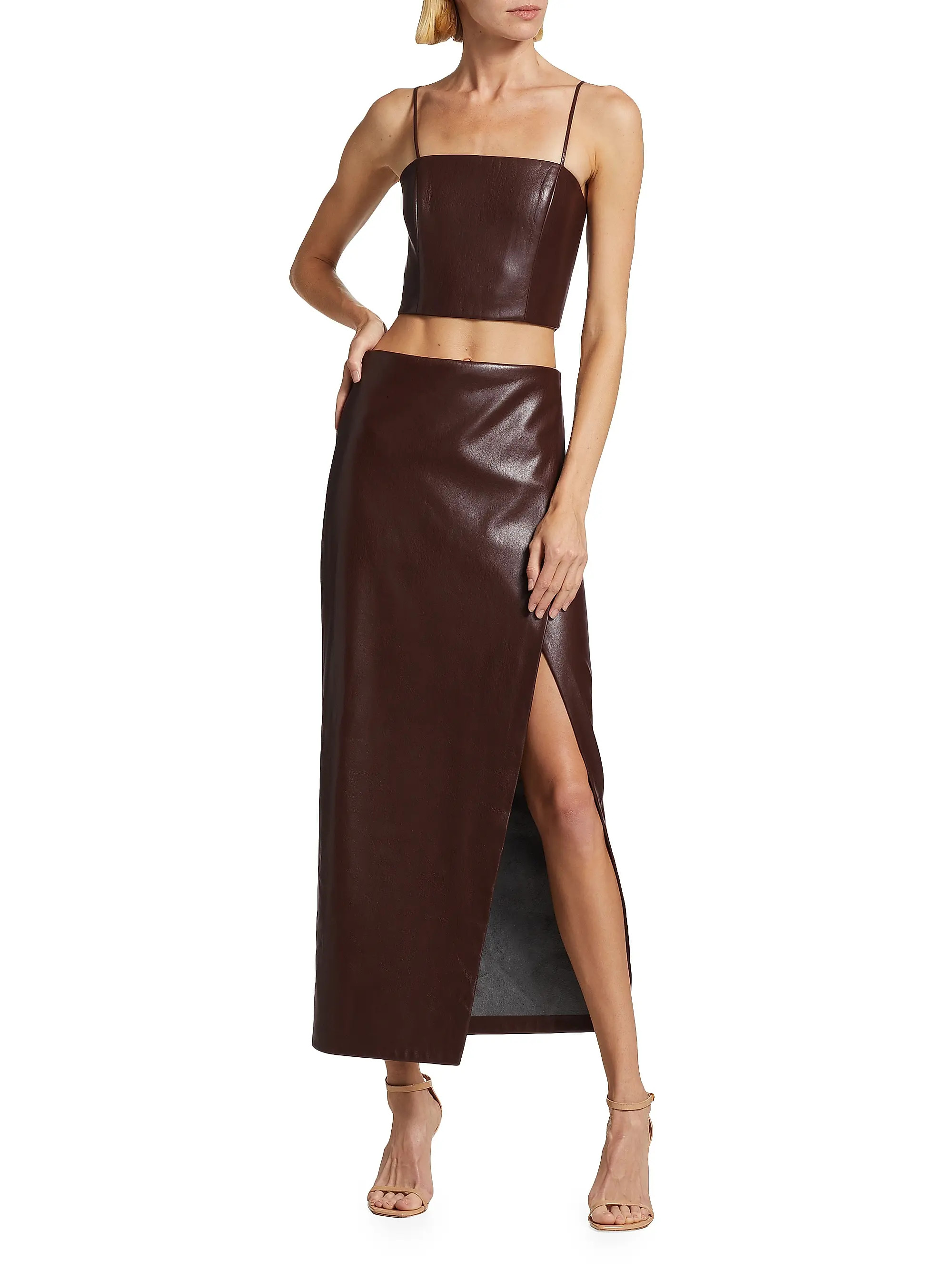 Siobhan Faux Leather Skirt | Saks Fifth Avenue