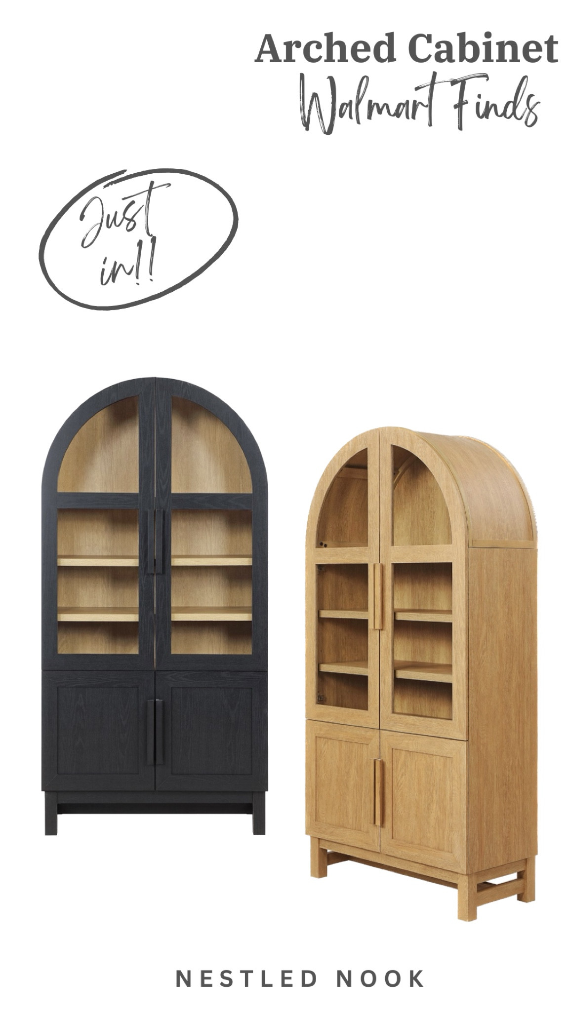 !! RUN !!

Walmart just dropped in a new arched cabinet design with a bottom concealed storage. This one is a much better design than the previous one in my opinion.



#LTKSeasonal #LTKhome