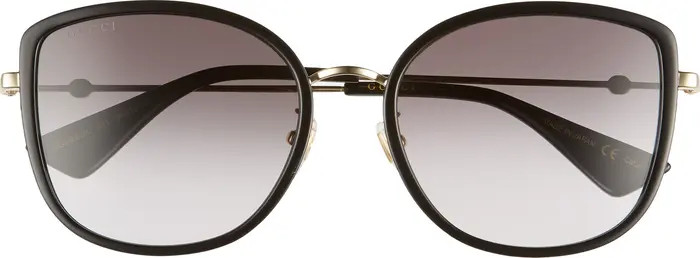 56mm Gradient Cat Eye Sunglasses | Nordstrom