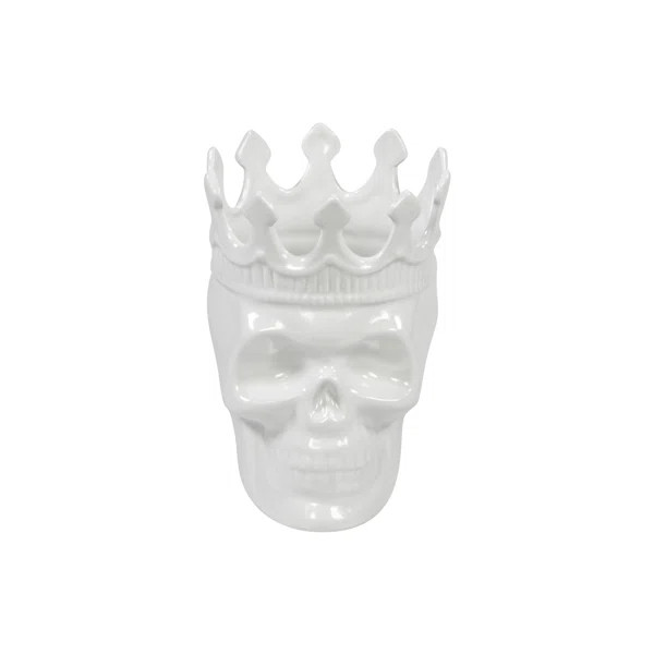 Rose de Vents Louise Skull Scented Designer Candle | Wayfair North America