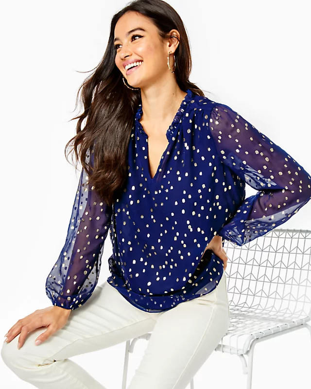 Giana Silk Top | Lilly Pulitzer