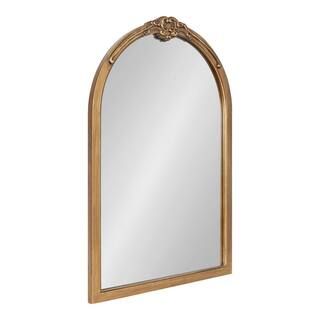 Kate and Laurel Astrid 20.00 in. W x 30.00 in. H Gold Arch Decorative Wall Mirror 222573 - The Ho... | The Home Depot