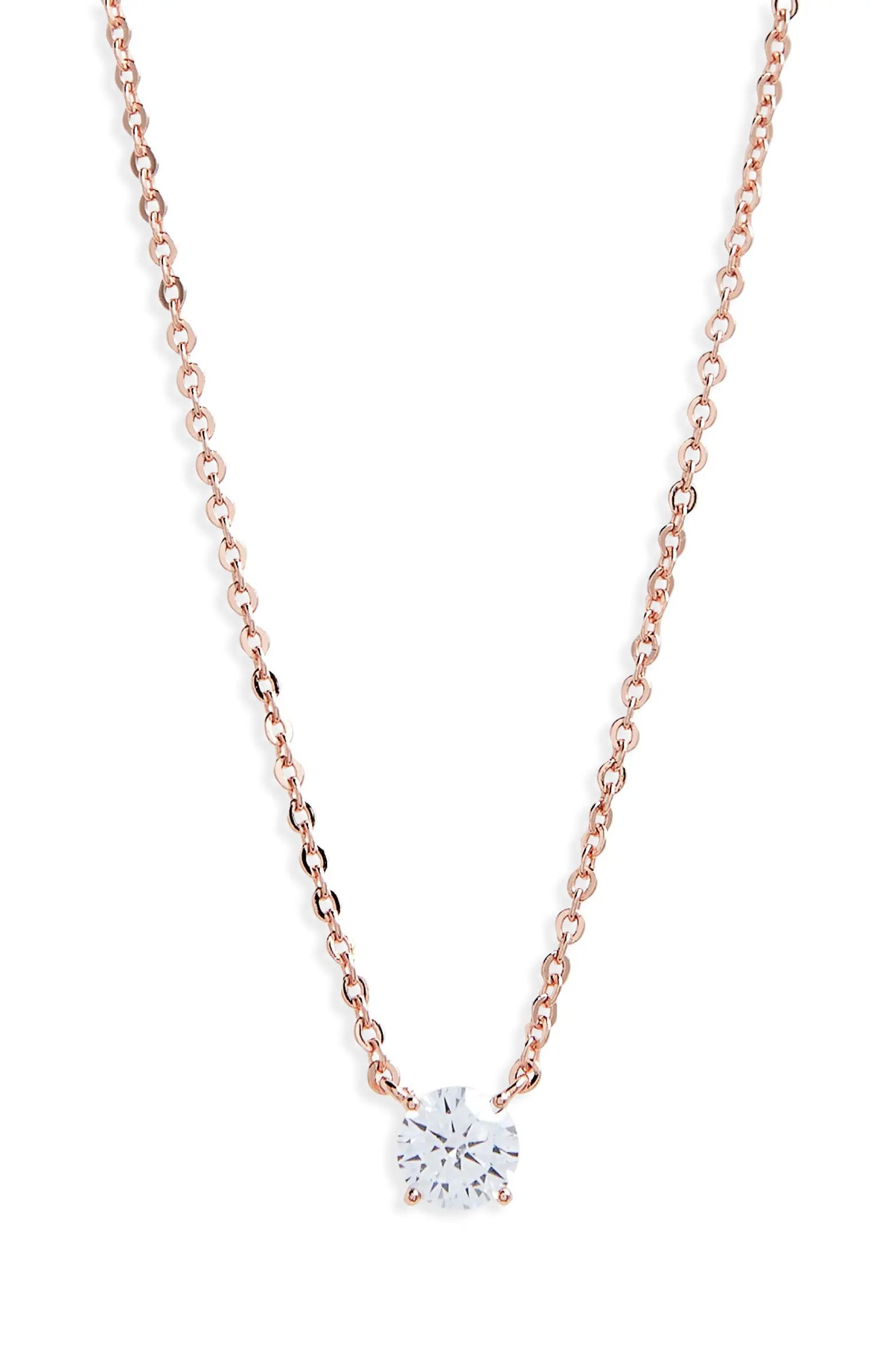 Cubic Zirconia Pendant Necklace | Nordstrom