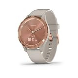 Garmin Hybrid Smartwatch with Real Watch Hands and Hidden Color Touchscreen Displays, rose gold w... | Amazon (US)