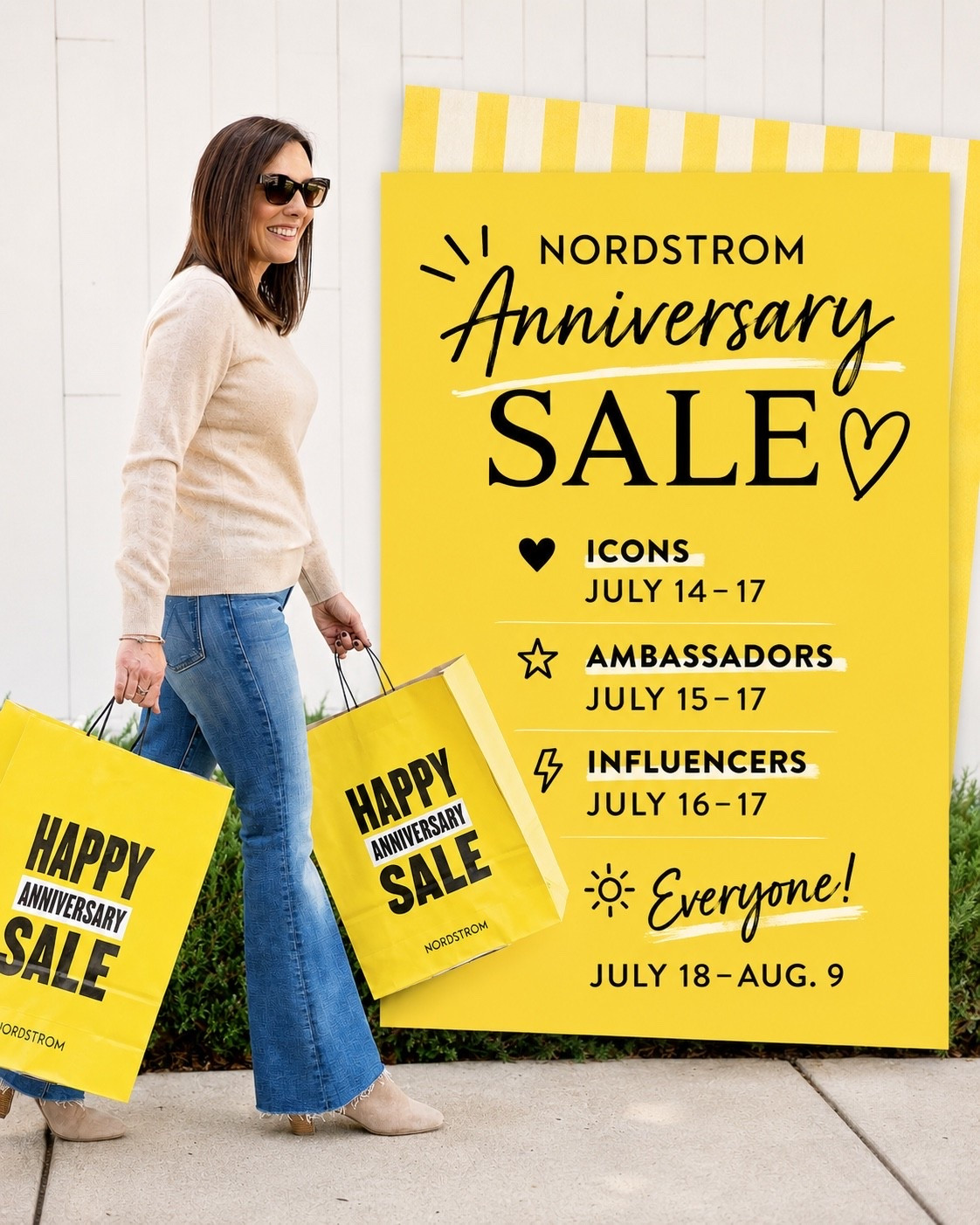 Nordstrom’s Anniversary Sale is Here! 🥳 Shop The Latest WOMEN’S CLOTHING Trends Here!
.
.
.
EARLY ACCESS DATES: 
Icons 11:01pm CST 7/13
Ambassadors 11:01pm CST 7/14
Influencers 11:01pm CST 7/15
Public Sale 11:01pm CST 7/17

#LTKSaleAlert #LTKgrwm #LTKdayinmylife