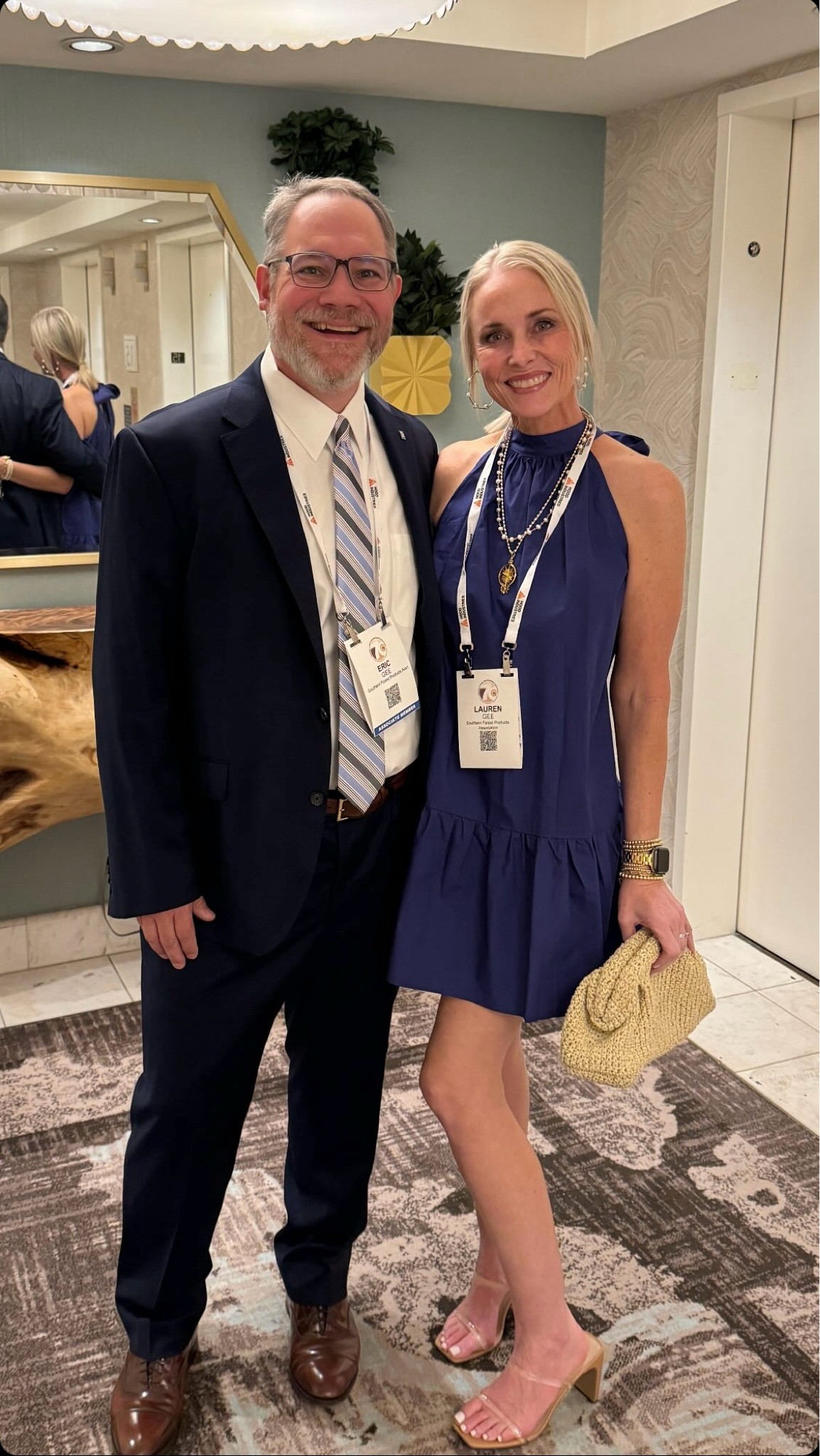 Had such a fun night getting all dressed up with Eric. I have never had many people compliment me on what I was wearing! And to think I was a lie nervous about looking too extra. Moral of the story… wear the extra dress! I’m in a medium in the blue, but it’s not available in that color any longer. 

Linking what is linkable. Eric’s suit is from Dillards from a few years ago, his tie is Jos A Bank, and his shoes are Johnston and Murphy from like 30 years ago  

#LTKOver40 #LTKParties #LTKStyleTip