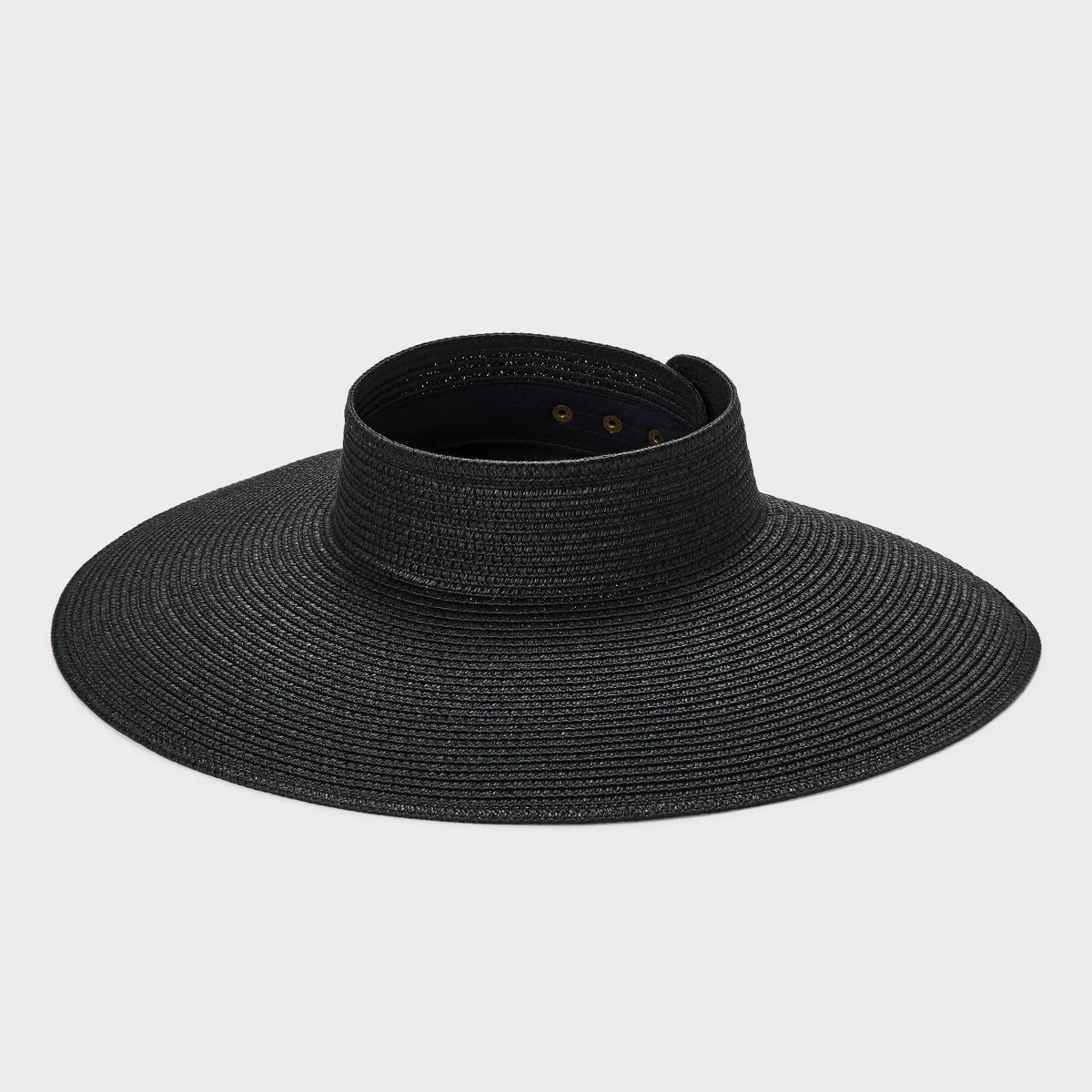 Straw Visor Hat - Shade & Shore™ Black | Target