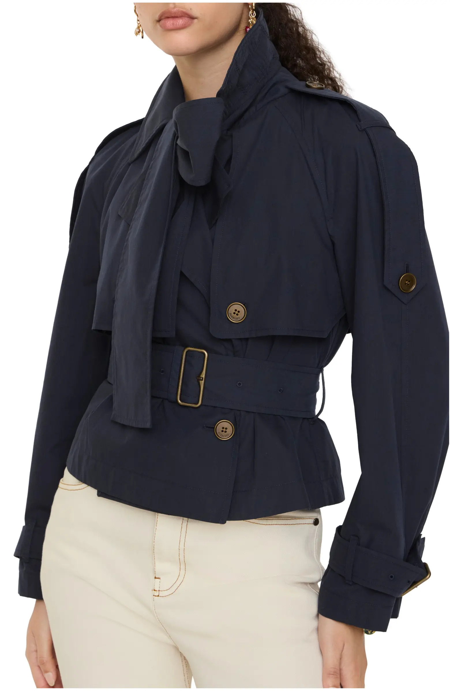 Short Canvas Trerose Trench Coat | Nordstrom