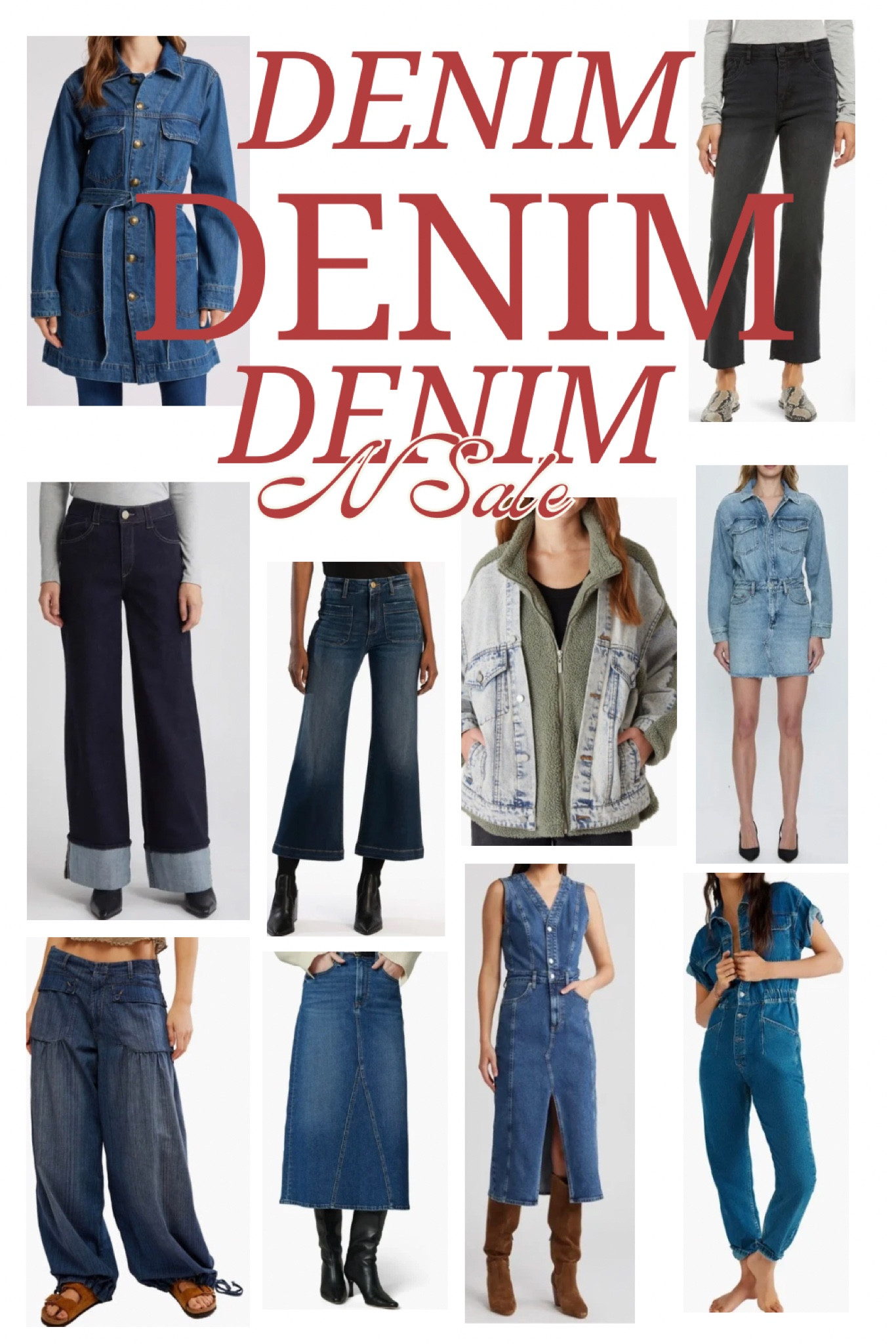 Get your denim on - jeans, dresses, skirts, jumpsuits and jackets all on sale for the N sale.

#LTKStyleTip #LTKxNSale #LTKSaleAlert
