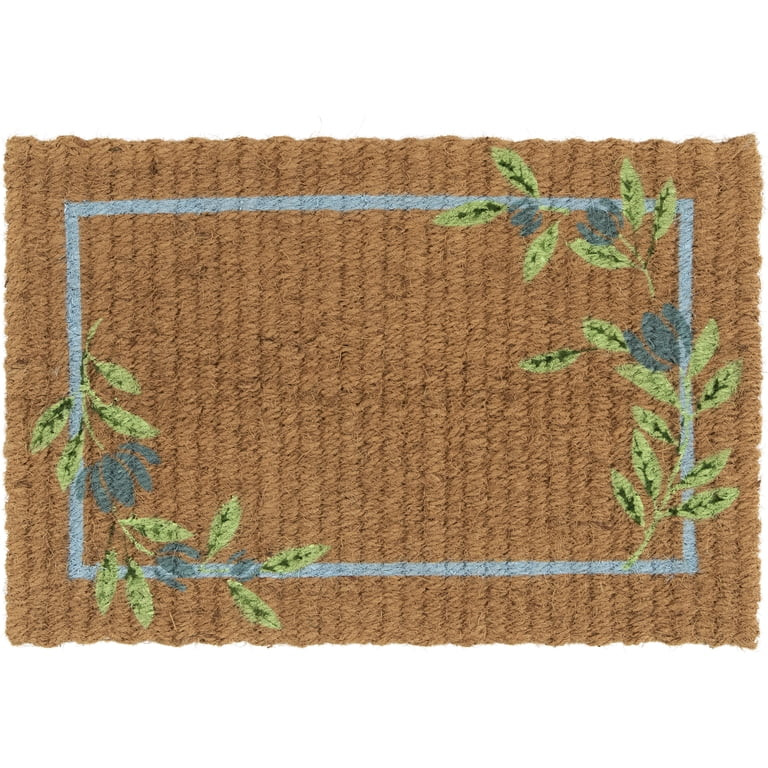 Better Homes & Gardens Soleil Floral Woven Coir Outdoor Doormat, 20"x30" | Walmart (US)