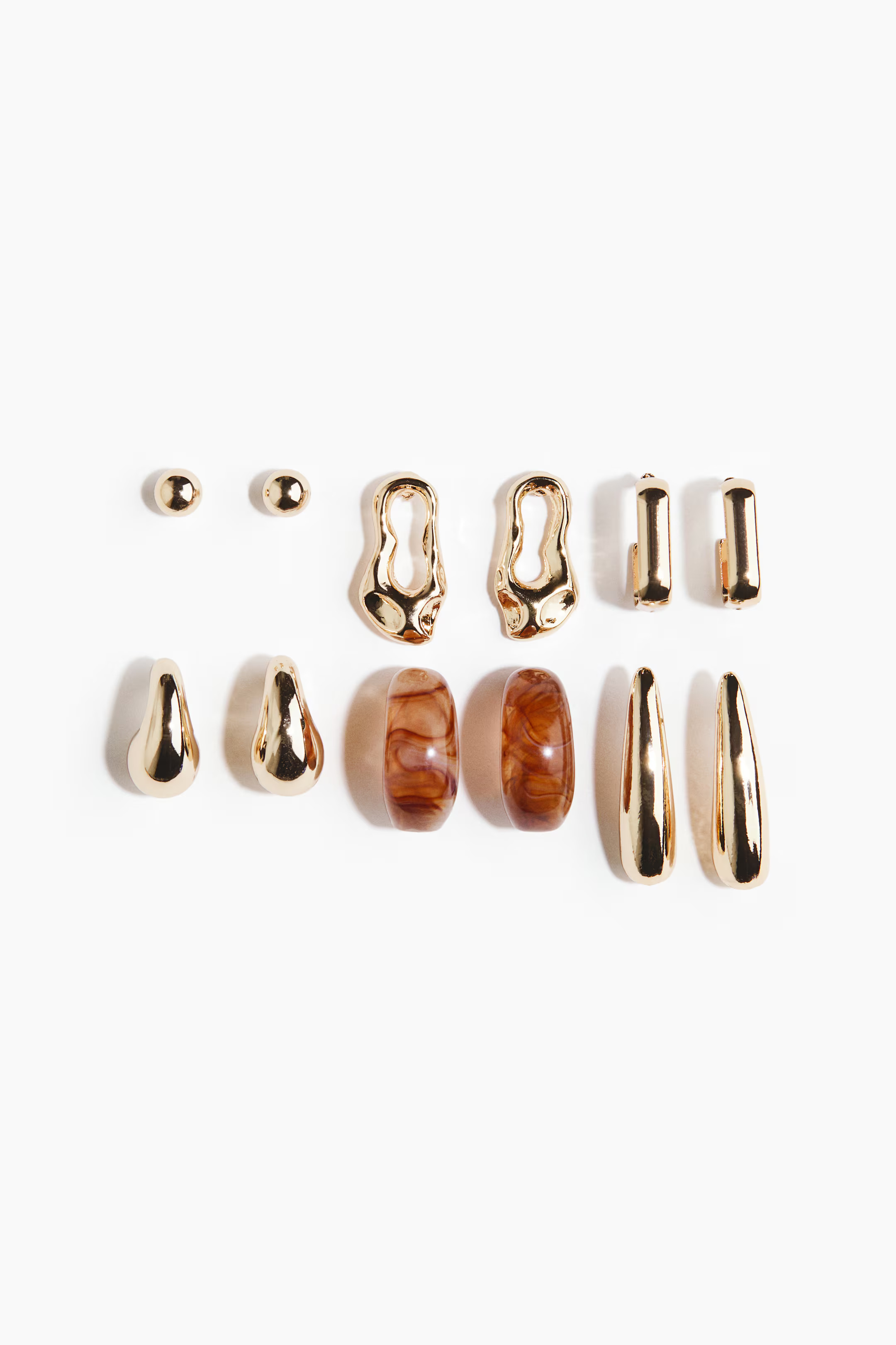 6 Pairs Earrings | H&M (US + CA)