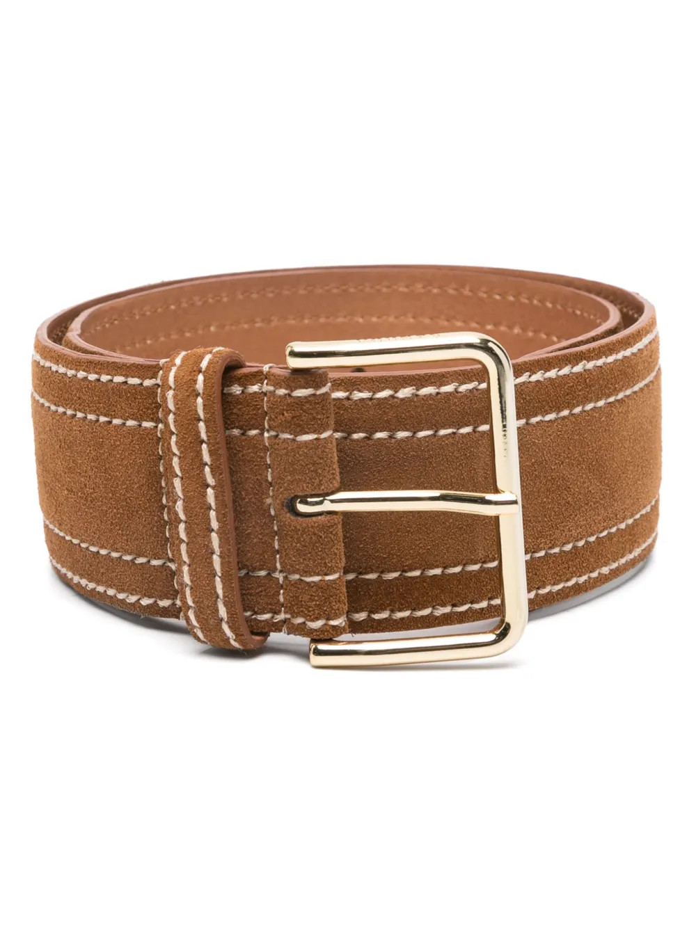 SANDRO Suede Belt  | Brown | FARFETCH AU | Farfetch Global
