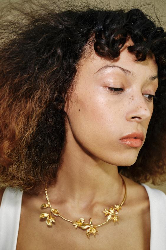 FLORAL CHOKER NECKLACE | Zara US