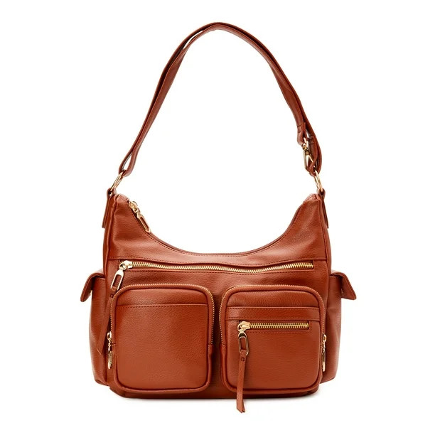 Time and Tru Women's Faye Hobo Handbag | Walmart (US)