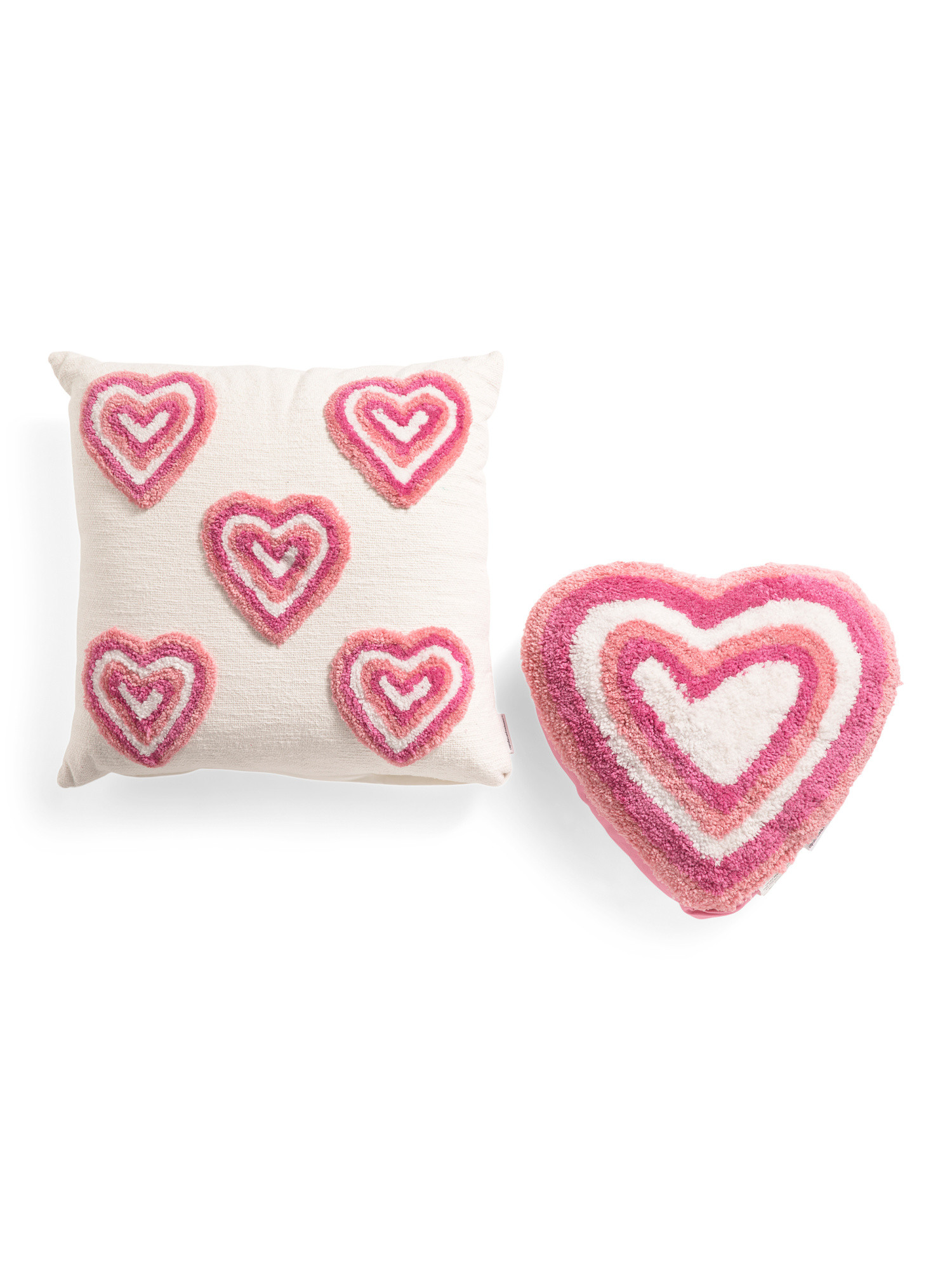 2pc Tufted Hearts Pillow Set | Throw Pillows | Marshalls | Marshalls