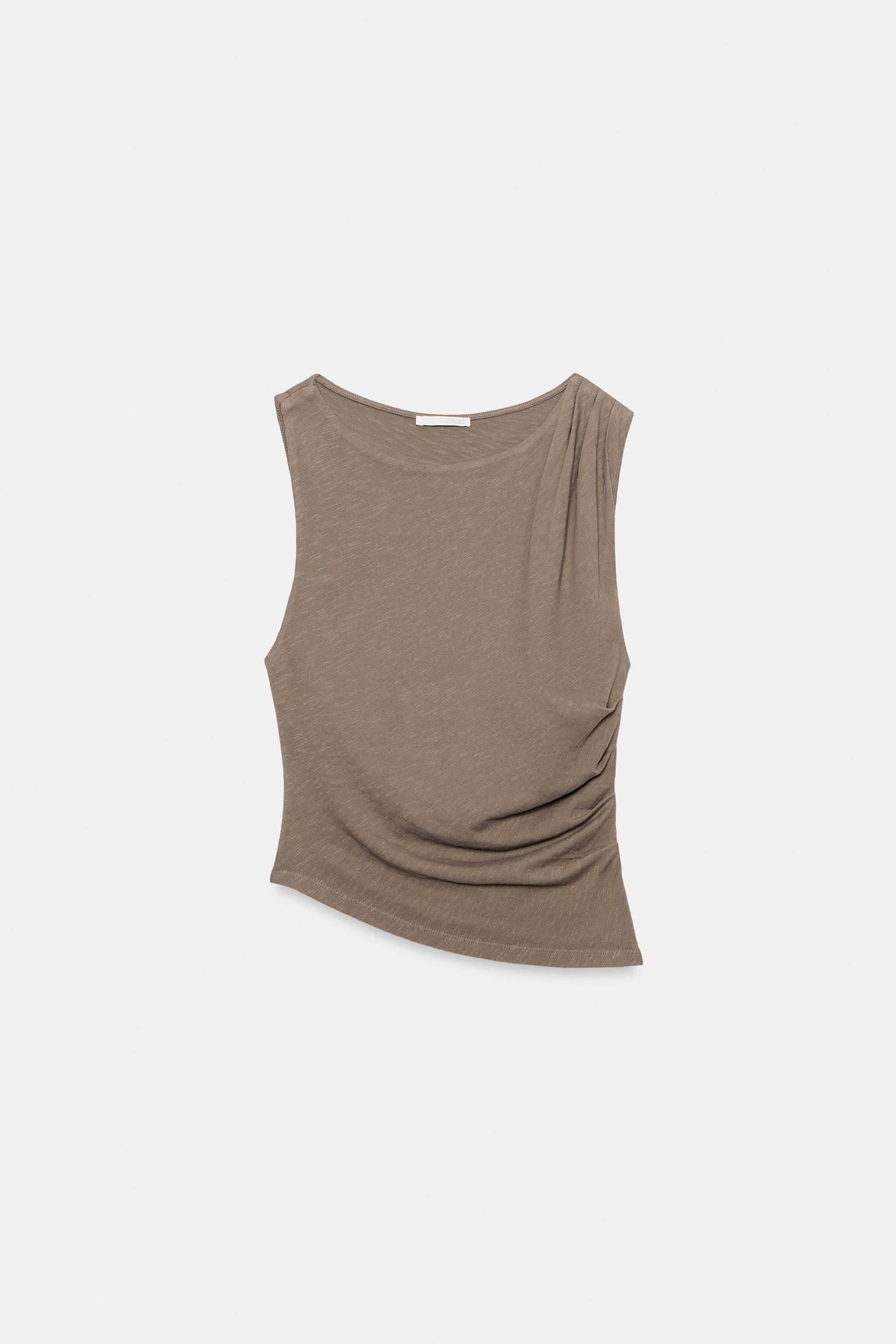 FLAMÉ RUCHED TOP | Zara AU
