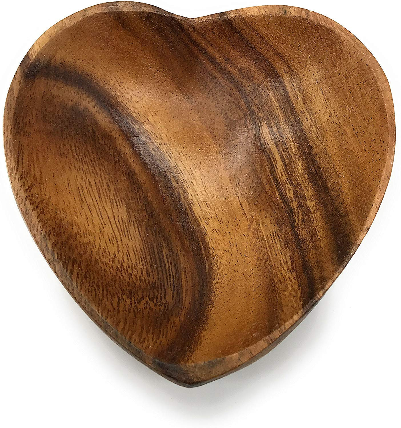 Acacia Wood Heart Shaped Bowls - Fair Trade, Sustainably Harvested (10) by Acacia Creations | Amazon (CA)
