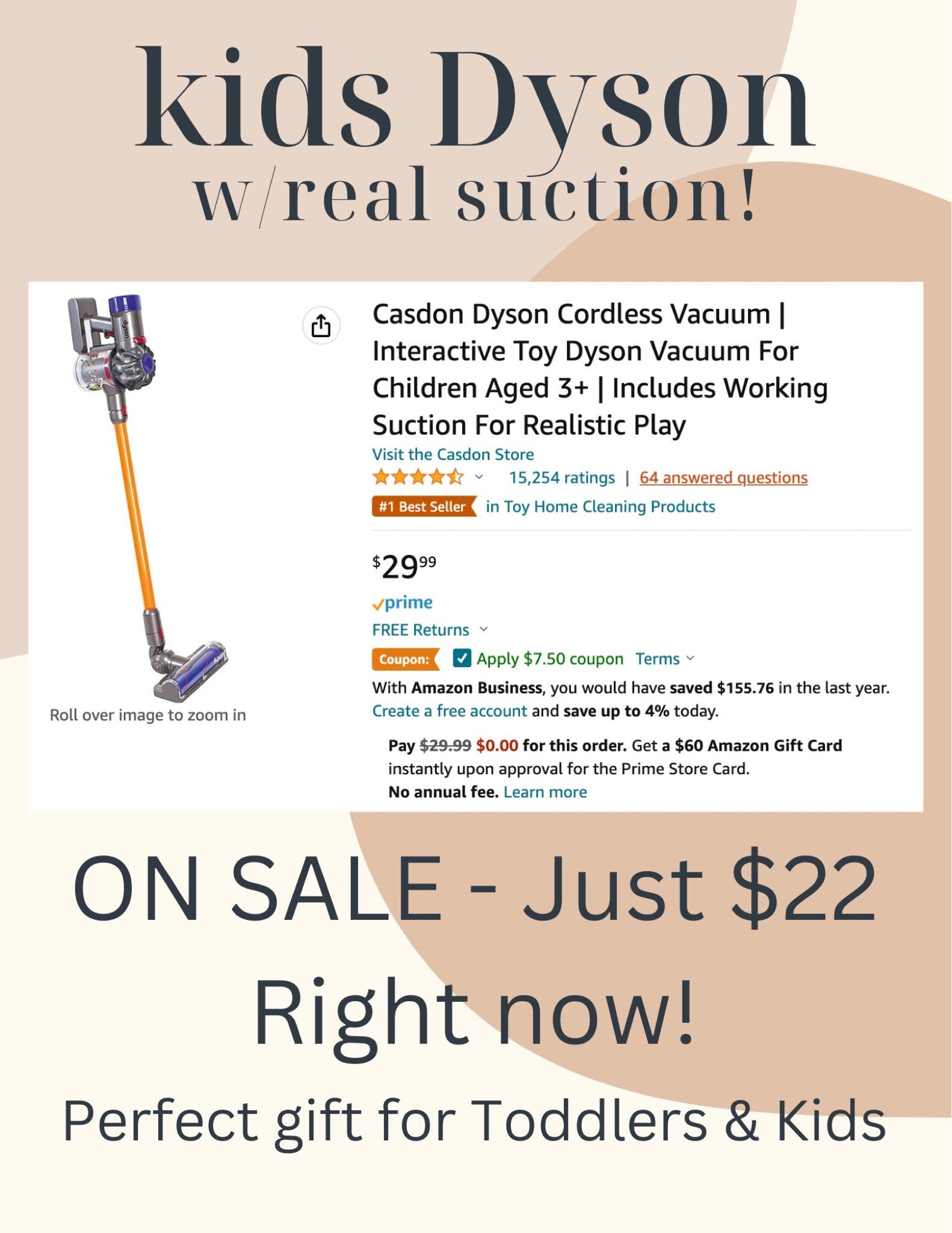 Casdon Dyson Cordless Vacuum