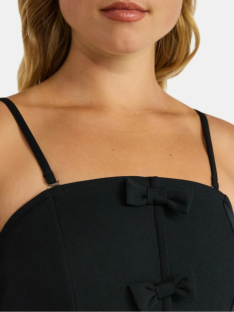 Madden NYC Women's Bow Jumpsuit, Sizes XXS-XXL | Walmart (US)