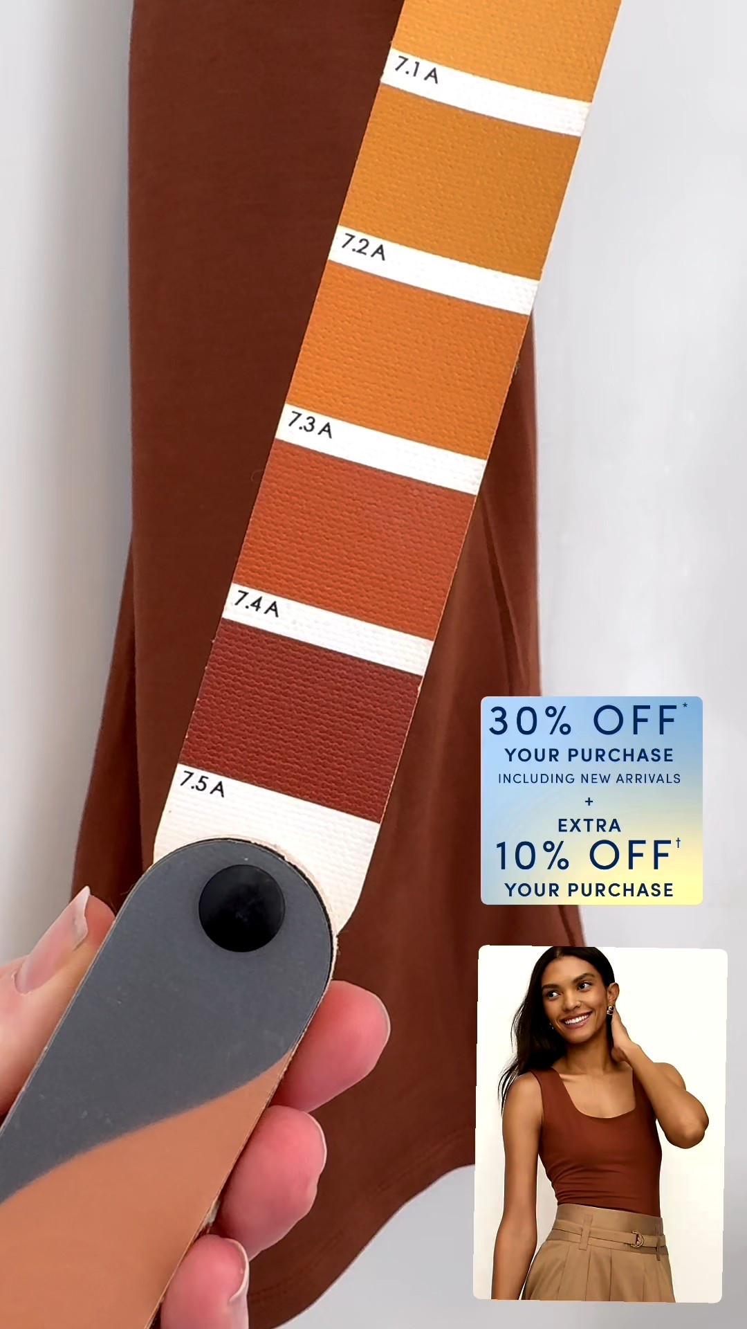 Ann Taylor square neck tank, Orange, cinnamon, chestnut, true arum , soft autumn, dark autumn, HOC autumn, double layer, workwear, midsize, classic, elevated basic

#LTKMidsize #LTKOver40 #LTKWorkwear