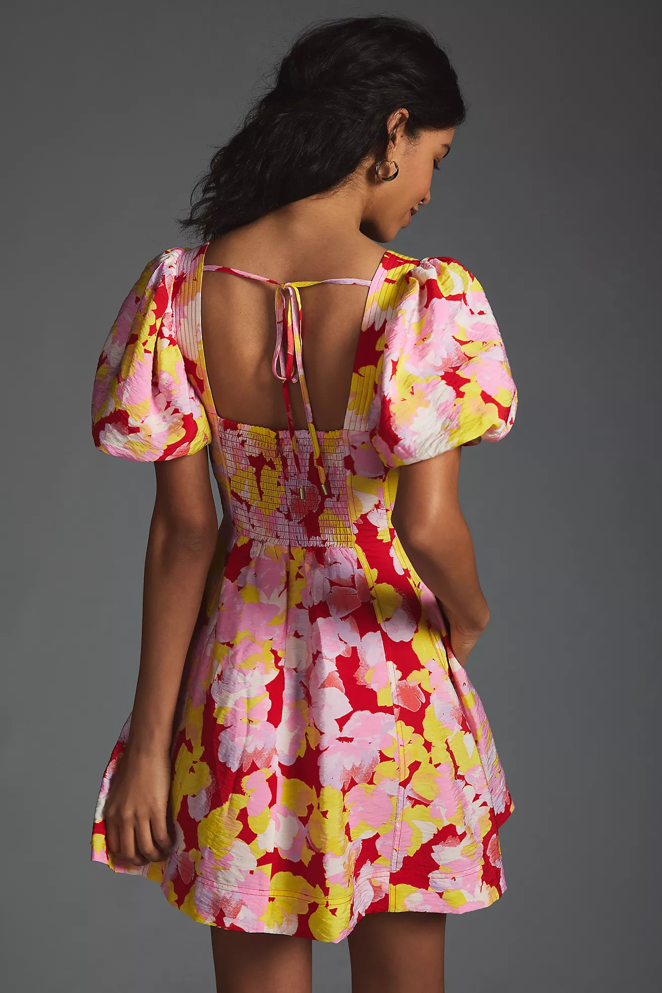 By Anthropologie Puff-Sleeve Sweetheart Dress | Anthropologie (US)