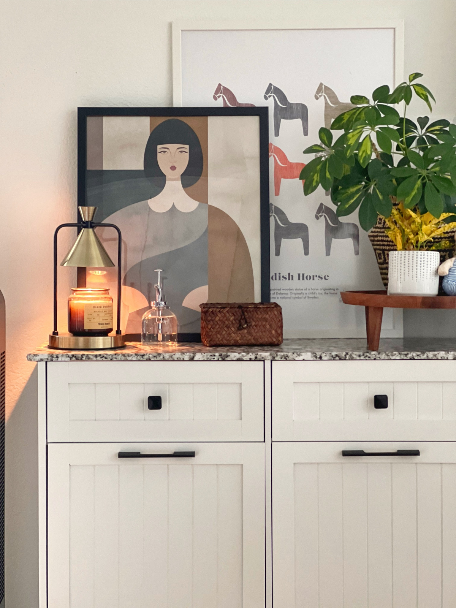 A very useful pull in trash bin cabinet, for people who don’t have an inbuilt trash can cabinet! I used a peel and stick paper from Amazon to exactly match its top with my counter top and the left over handles of my cabinet too! Brilliant, affordable and very sturdy! 

#LTKHome #LTKMidsize