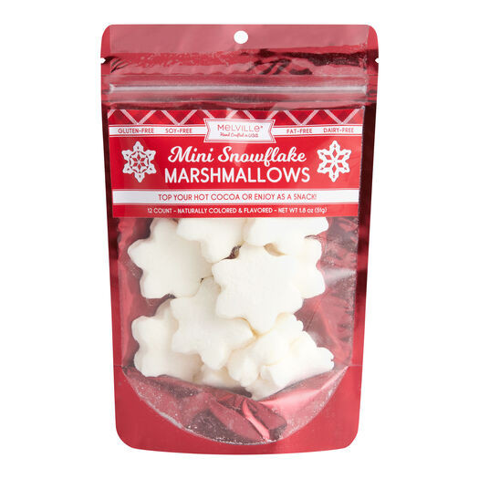 Melville Mini Snowflake Marshmallows 12 Pack by World Market | World Market