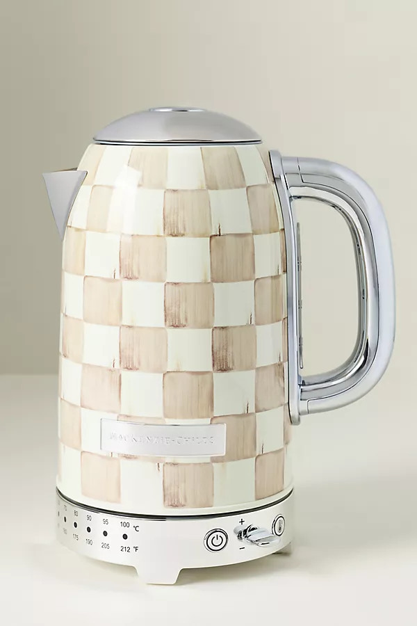 Check Electric Kettle | Anthropologie (US)