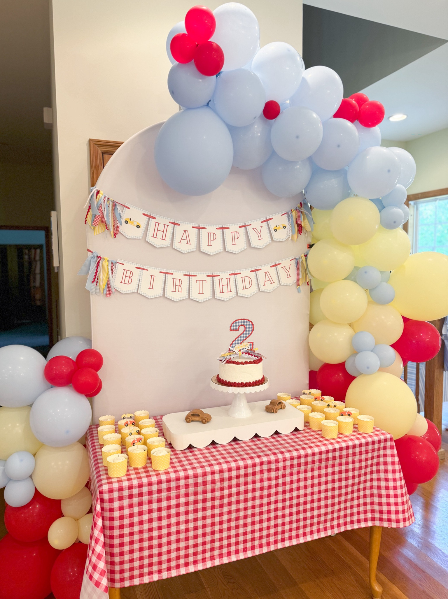 Two fast birthday party 🏁🏆✨🎂 
This arch was so easy to assemble and love that I can reuse over & over again! 

#LTKparties #LTKkids #LTKfamily