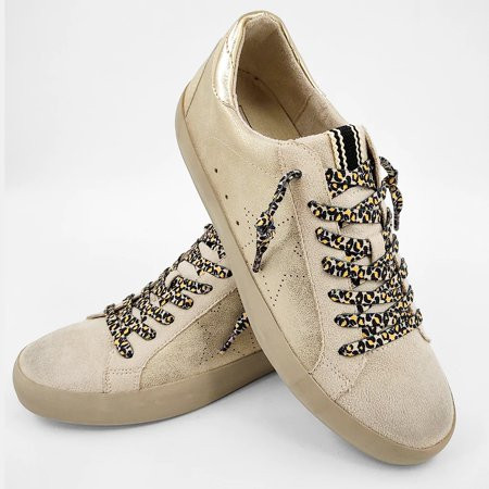 Shu Shop Womens Mia Gold Star Fashion Sneakers (10 Gold) | Walmart (US)