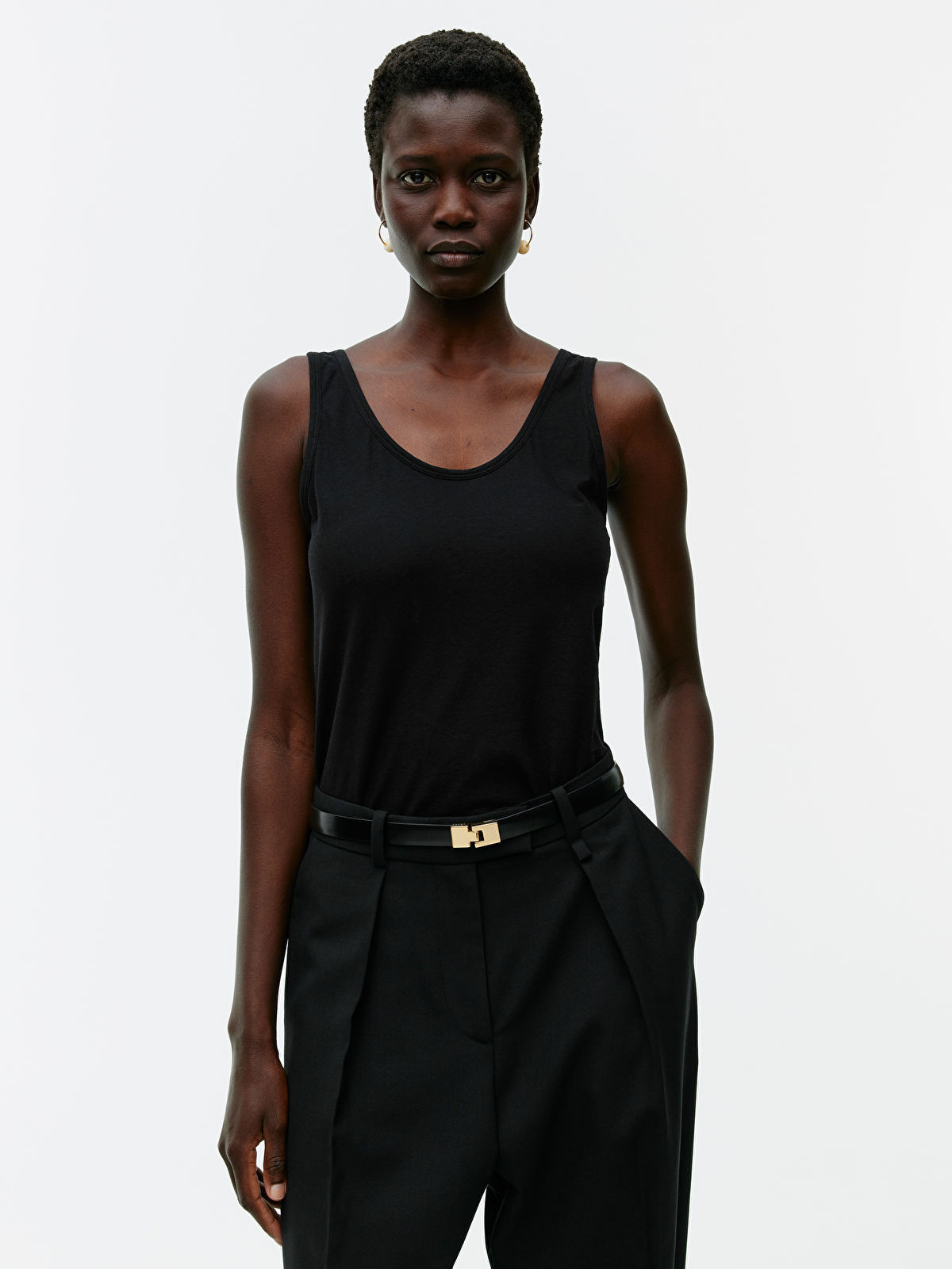 Crêpe Tank Top | ARKET (US&UK)