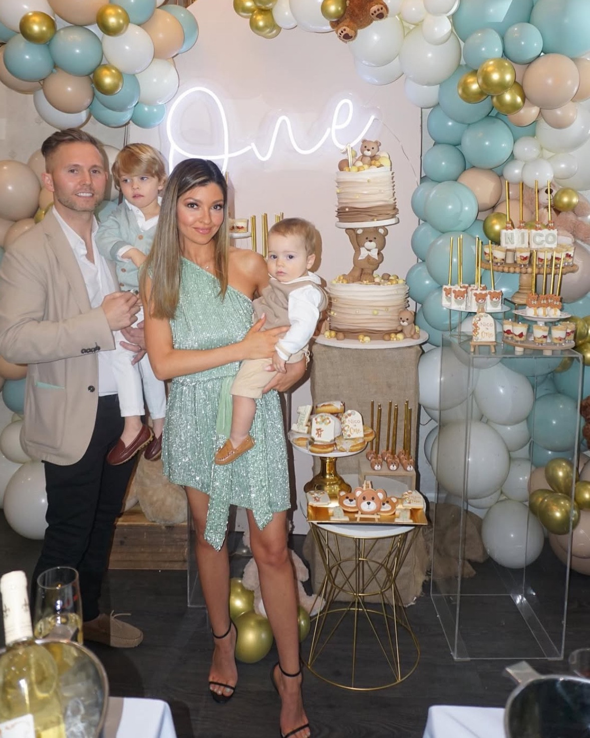 For Nico’s first birthday celebration, I wore the one shoulder sequin Ella dress from Retrofete in the color sage. I’m a petite 5’1” flat and it was a perfect fit in size XS. You can adjust how long or short you want it to be using the belt. 🧸

This particular dress is sold out but I’m linking similar ones from the same brand 🤍

#partydress #firstbirthdayoutfit #partyoutfit #petitestyle #petitefashion #firstbirthday 

#LTKWedding #LTKParties #LTKFamily