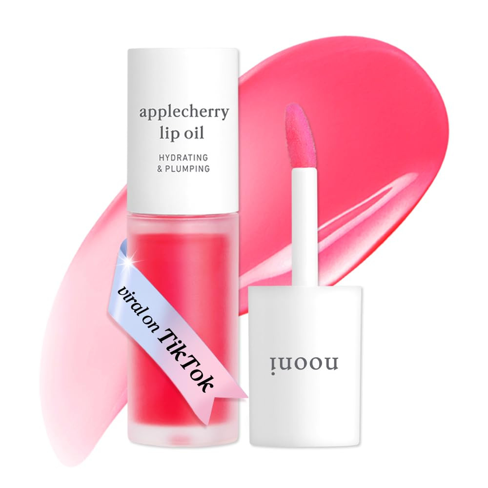 NOONI Korean Lip Oil - Applecherry - Plumping & Hydrating Tinted Lip Gloss | Amazon (US)