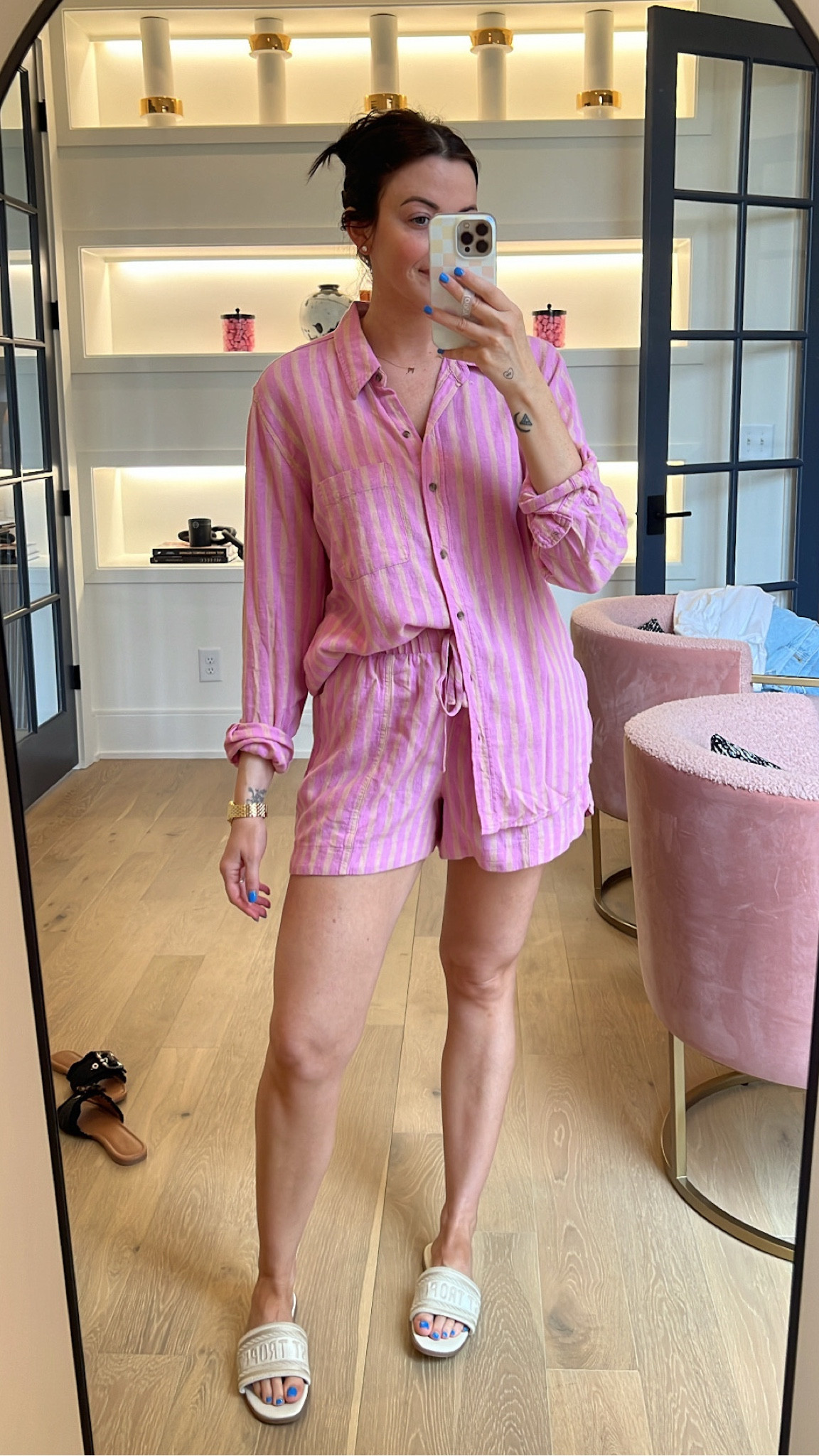 The perfect set for spring and summer! Easy to throw on with sandals and look cute. Shorts $20, top $25, wearing a medium in both 

#LTKfindsunder50 #LTKstyletip #LTKSeasonal