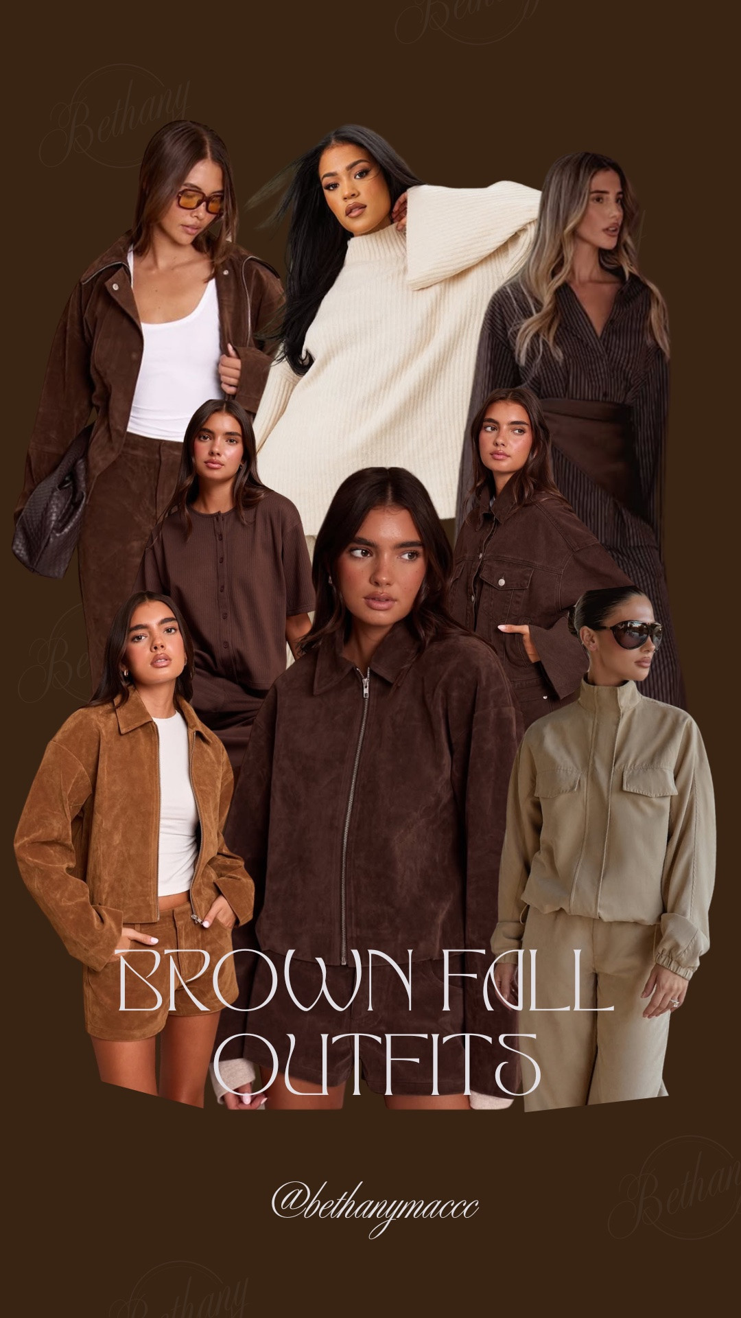Nothing better than a chocolate brown matching outfit for the upcoming fall season!

#LTKSeasonal
