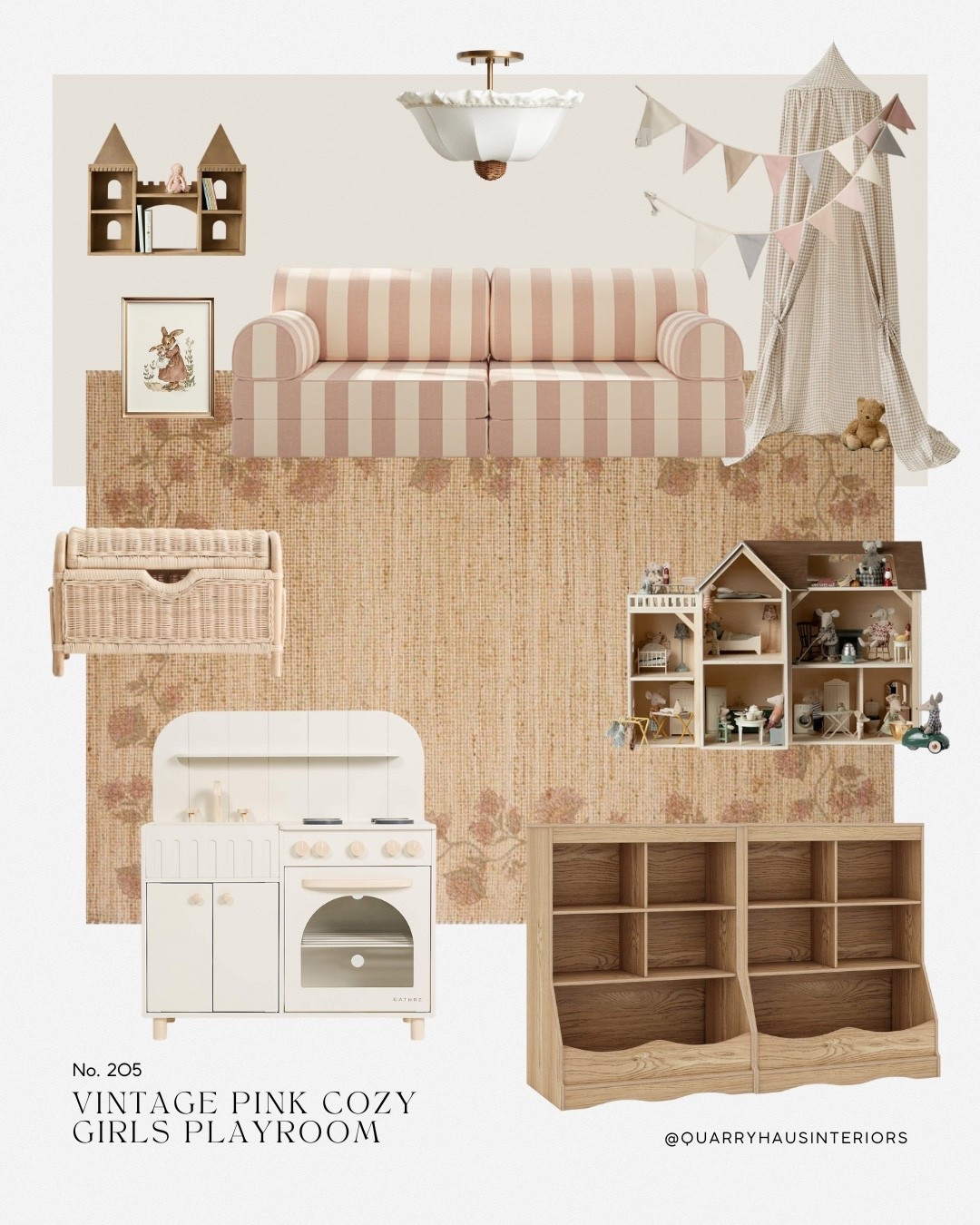 Had a request for a girls playroom featuring this adorable pink striped play couch. She wanted the space to feel vintage/cottagey while also give “Zara” vibes 🤍 paint color shown is Edgecomb Gray by Benjamin Moore.

Kids play room toddler playroom toy storage organization furniture decor

#LTKHome #LTKBaby #LTKKids