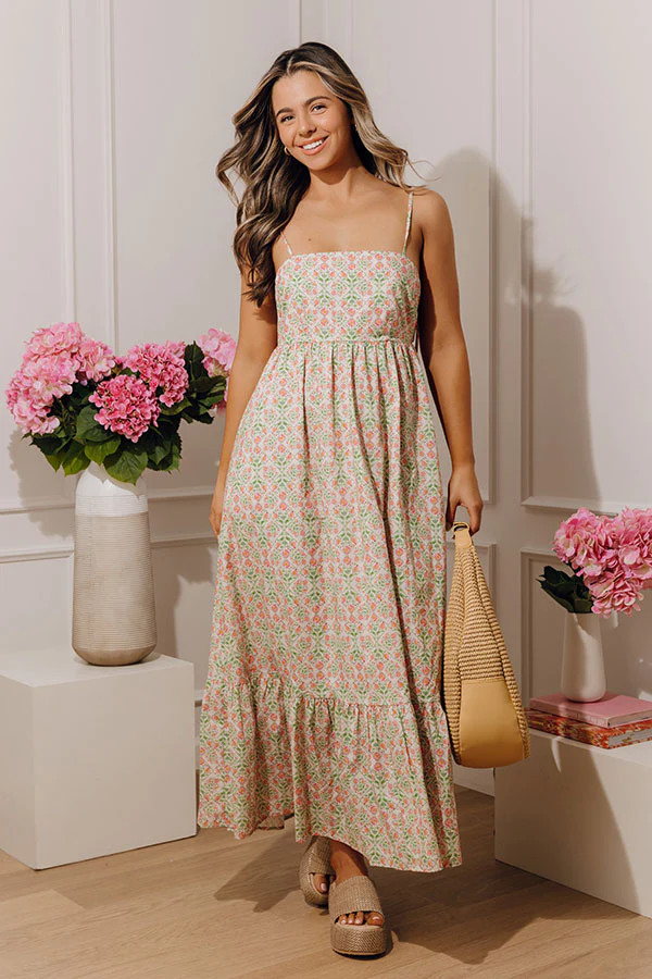 Dolce Days Floral Midi Dress | Impressions Online Boutique