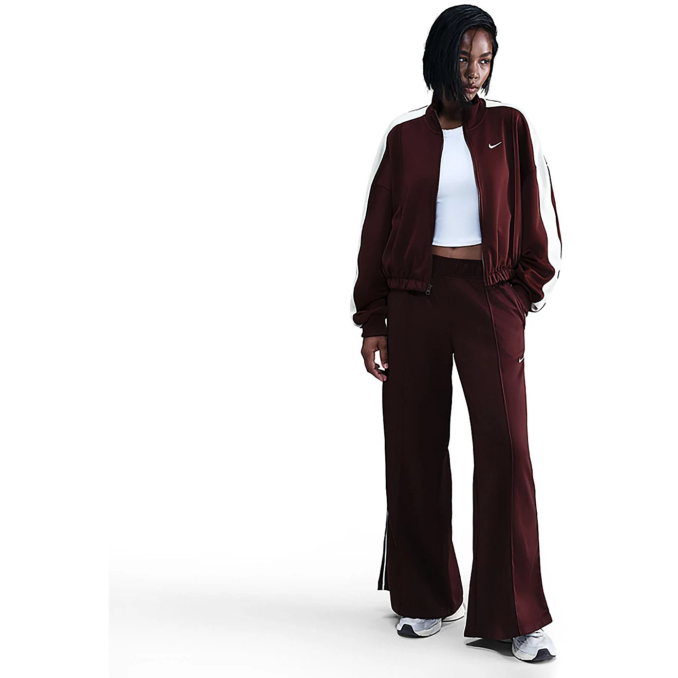 Nike Women's Sportswear Wide-Leg Track Pants | Academy Sports + Outdoors