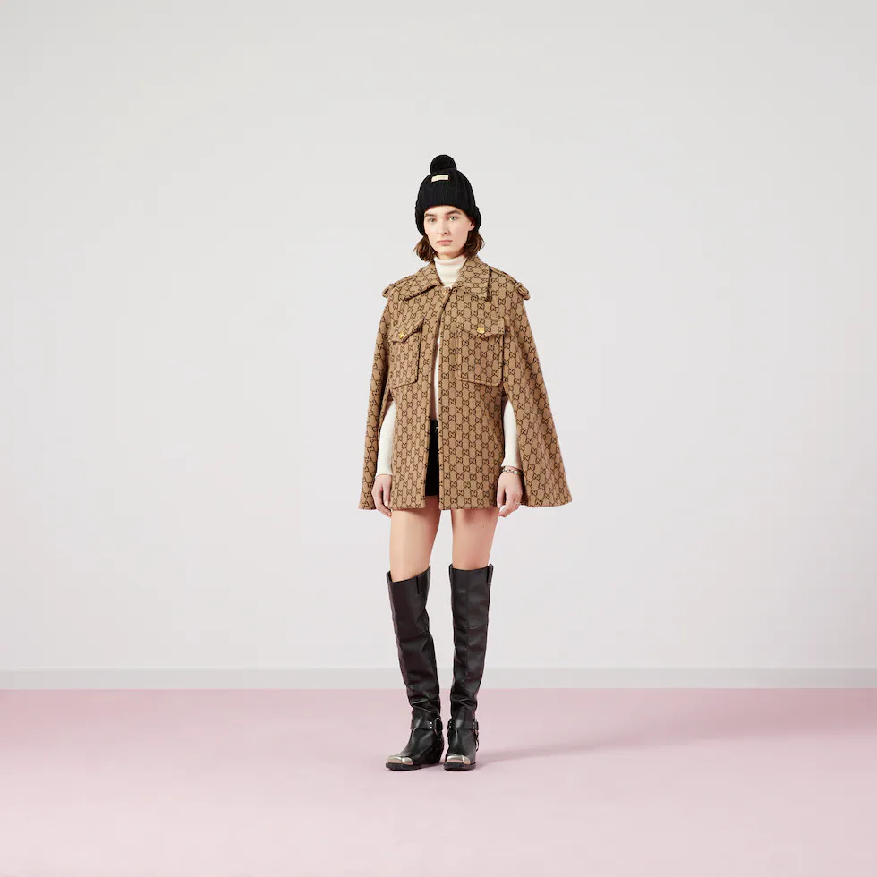 GG wool cape | Gucci (US)