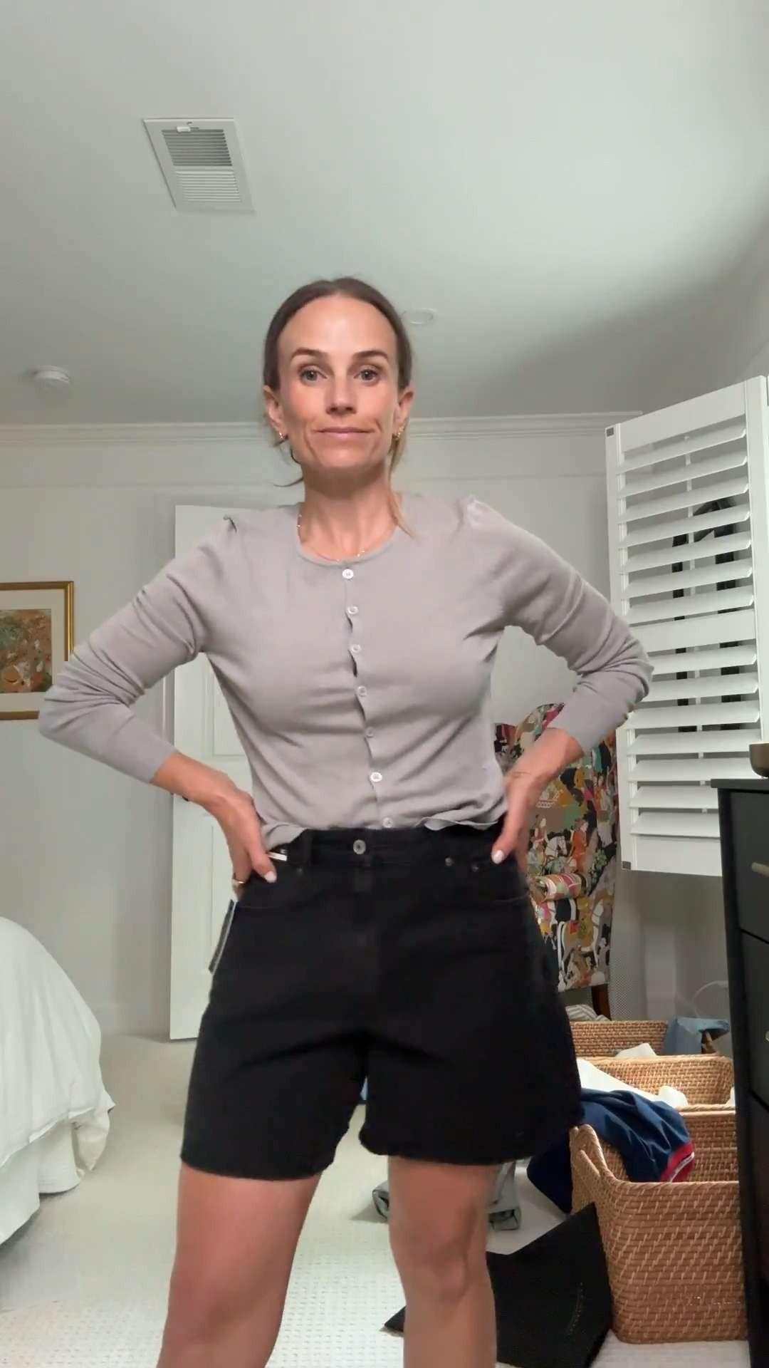 These @abercrombie shorts have been one of my top picks for the best shorts for Moms. They are so flattering and comfortable. 

I am wearing a size 26. 

 #LTKmomlife #LTKOver40 #LTKPetite