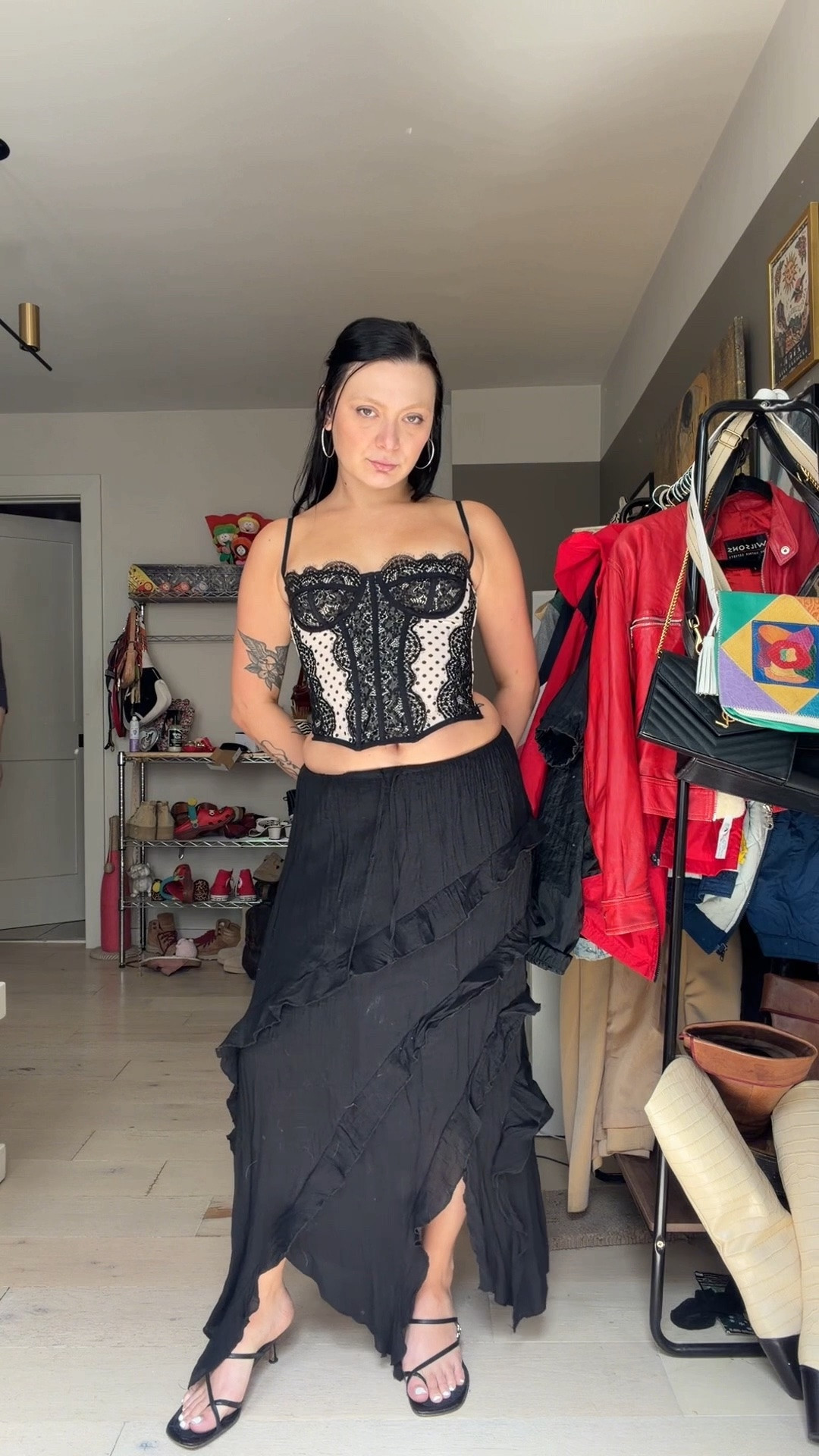 a little corset moment from Urban Outfitters 🖤
love wearing this piece casually

lace corset
black lace corset
corset top
elevated casual
statement top
polka dot print

#LTKootd #LTKgrwm #LTKSeasonal